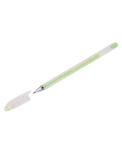 Ручка гелевая Hi Jell Pastel зеленая пастель 0 8мм 12шт Crown