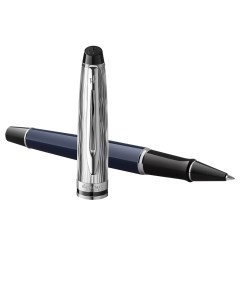 Ручка роллер Expert SE Deluxe Blue CT черная 0 8мм подарочная упаковка Waterman
