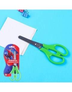 Ножницы детские 12 см безопасные пластиковые ручки Человек Паук МИКС Nobrand