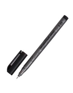 Ручка капиллярная для черчения ЗХК Сонет линер 0 05 мм цвет чёрный Невская палитра