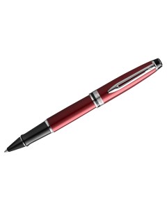 Ручка роллер Expert Dark Red Lacquer CT черная 0 8мм подарочная упаковка Waterman