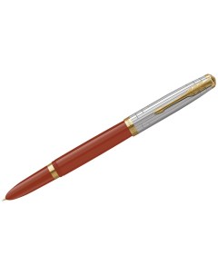 Ручка перьевая 51 Rage Red GT темно синяя 0 8мм подарочная упаковка Parker