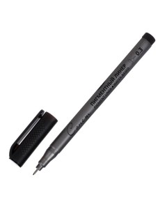 Ручка капиллярная для черчения ЗХК Сонет линер 0 3 мм чёрный 2341646 Невская палитра