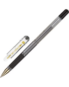 Ручка шариковая MC Gold черная 0 5мм грип 207857 4шт Munhwa
