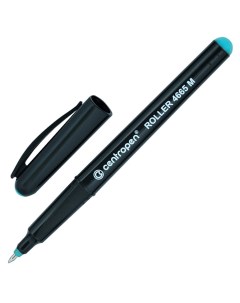 Ручка роллер ЗЕЛЕНАЯ трехгранная корпус черный узел 0 7 мм ли Centropen