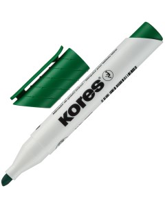 Маркер для досок зеленый 3 5 мм скошенный наконечник 20855 3шт Kores
