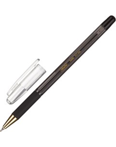 Ручка шариковая неавтоматическая Goldy 0 3мм черн масл с манж 8шт Attache