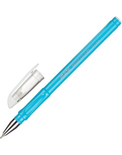 Ручка шариковая Bright colors голубой корпус синяя 10шт Attache