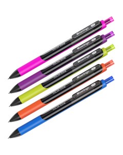 Ручка гелевая автоматическая Color Zone gel черная 0 5мм грип 12шт Berlingo