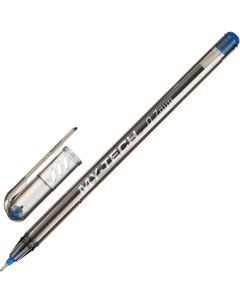 Ручка шариковая My Tech с игольчатым наконечником неавт 0 7мм синий 10шт Pensan