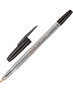 Ручка шариковая Corvet черная 0 7мм 20шт Attache
