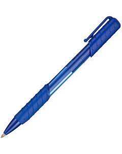 Ручка шариковая автоматическая К6 автомат треуг корп манж 0 5мм син 5шт Kores