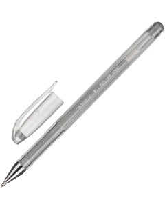 Ручка гелевая серебро металлик 0 7мм 4шт Crown