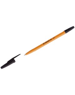Ручка шариковая 51 Vintage черная 1 0мм желтый корпус 50шт Corvina