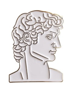 Значок металлический Давид эмаль 1 7 2 3см Подписные издания