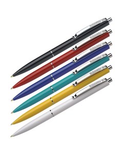 Ручка шариковая автоматическая K15 синяя 1 0мм корпус ассорти 50шт Schneider
