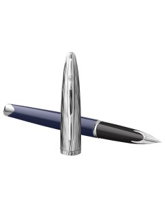 Ручка перьевая Carene SE Deluxe Blue CT синяя 0 8мм подарочная упаковка Waterman