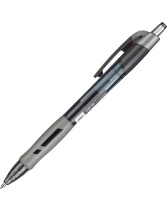 Ручка гелевая автоматическая Arris д шарика 0 5 мм резин манж черная 5шт Deli