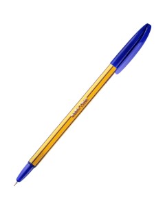 Ручка шариковая Liner синяя 0 6мм штрих код 50шт Cello