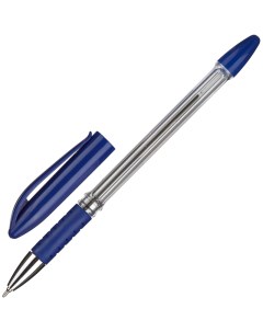 Ручка шариковая манжетка мет након синие чернила 15шт Attache