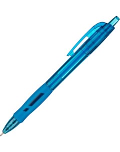 Ручка шариковая автоматическая Arris д шар 0 7 мм резин манж синяя 8шт Deli
