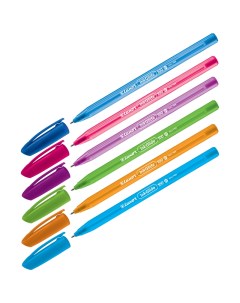 Ручка шариковая InkGlide 100 Icy синяя 0 7мм трехгран корпус ассорти 50шт Luxor