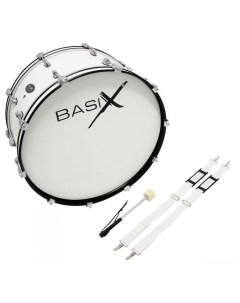 F893122 Marching Bass Drum 26x10 бас барабан маршевый с ремнем и колотушкой Basix