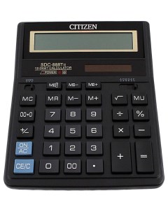 Калькулятор SDC 888TII Черный Citizen