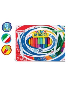 Фломастеры меняющие цвет стираемые 18 2 цветов Magic Markers 1 0 5 0 мм Carioca