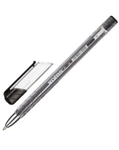 Ручка шариковая К11 неавт M 1мм треуг корп масляная черная 3шт Kores