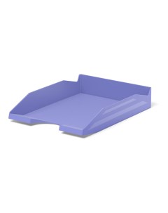 Лоток для бумаг пластиковый Office Pastel фиолетовый Erich krause