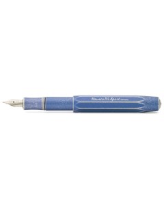 Перьевая ручка Kaweco AL Sport Stonewashed M синий алюминиевый корпус Nobrand