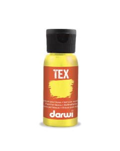 Краска для ткани TEX DA0100050 50 мл 723 желтый неон Darwi