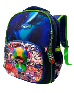 Школьный рюкзак для мальчиков синий 390 Brothers
