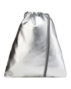 Сумка мешок Kit Bag Pebbled Silver Black серебристая Mi-pac