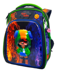 Рюкзак школьный для мальчиков Майнкрафт оранжевый 428 Brothers