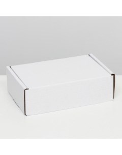 Коробка самосборная Почтовая белая 26 х 17 х 8 см Kangaeru