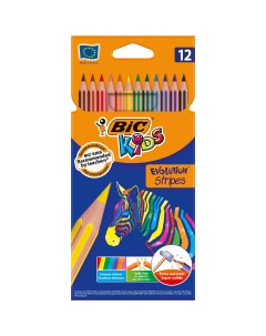 Цветные карандаши Kids Evolution Stripes 9505222 Bic