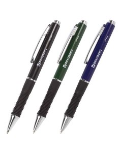 Ручка шариковая BRAUBERG Style синяя 0 35мм арт 140587 12 шт Nobrand