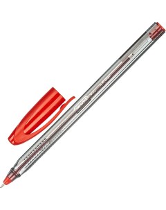 Ручка шариковая Glide Trio красная 0 7 мм 1 шт Attache
