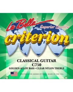 Струны для классической гитары C750 La bella