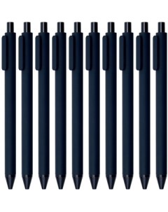 Набор ручек гелевых Xiaomi Pure Plastic Gel Ink Pen K1015 синие 0 5 мм 10 шт Kaco