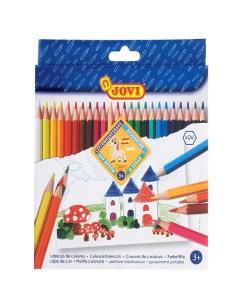 Набор цветных карандашей 24 цв арт 083523 3 набора Jovi