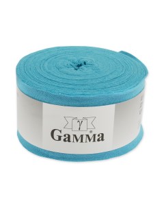 Лента окантовочная Gamma трикотаж 95 хлопок 5 эластан 60 мм 10 м 003 ярко голубой