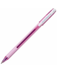 Ручка шариковая масляная с грипом UNI JetStream СИНЯЯ корпус розовый линия 0 35 мм Uni mitsubishi pencil