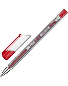 Ручка шариковая неавтоматическая К11 неавт M 1мм масляная красная 3шт Kores
