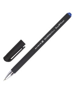 Ручка шариковая SlimWrite Black СИНЯЯ корпус черный узел 0 5 м Bruno visconti
