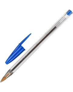 Ручка шариковая Cristal синий 0 32 мм Франция 6шт Bic
