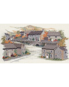 Набор для вышивания Derbyshire Village арт 14VE18 Derwentwater designs
