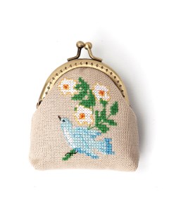 Набор для вышивания кошелька Синяя птица счастья 2860406 Xiu crafts
